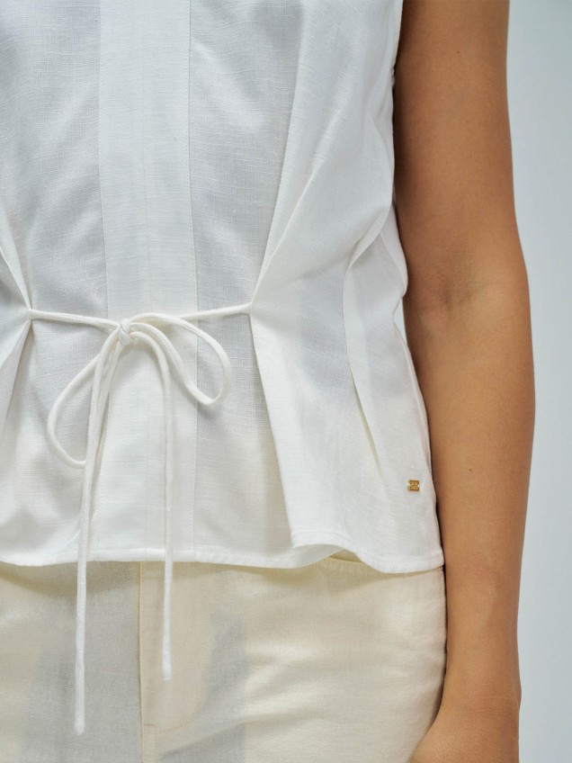 Blusa com Decote em V