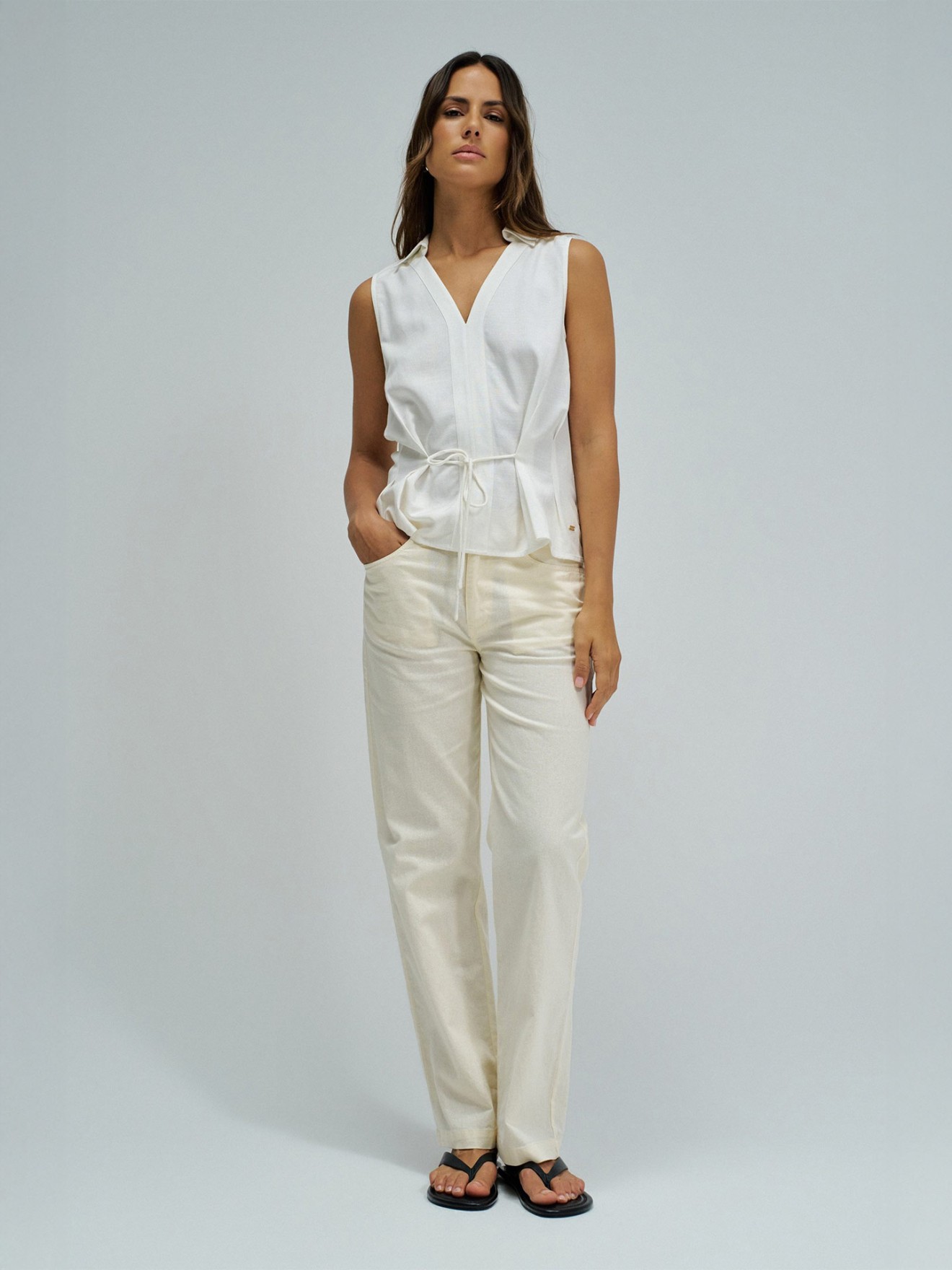 Blusa com Decote em V