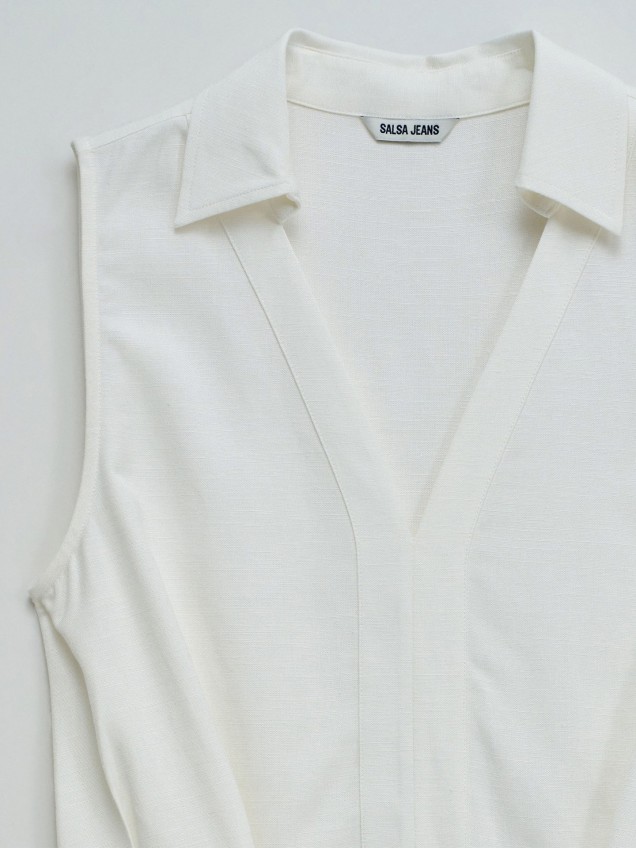 Blusa com Decote em V