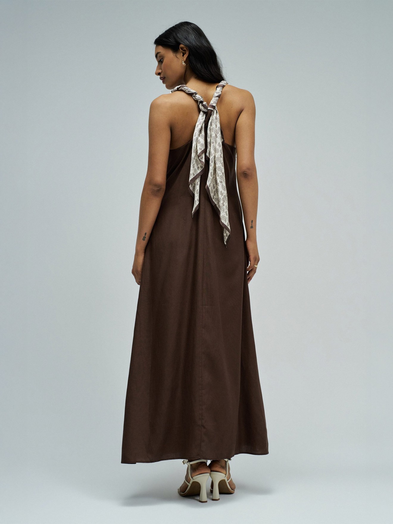 Vestido Midi em Lightdenim