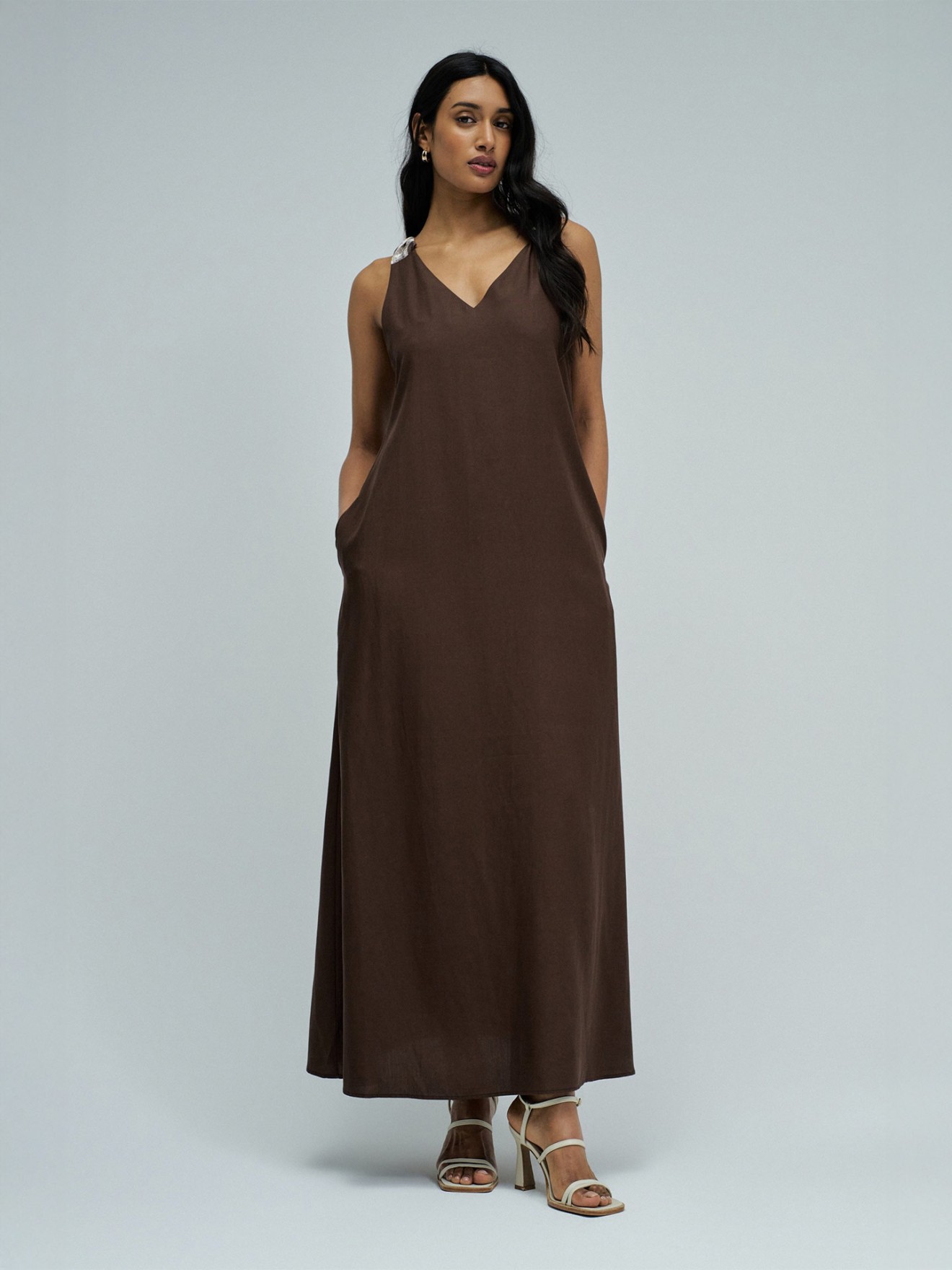 Vestido Midi em Lightdenim
