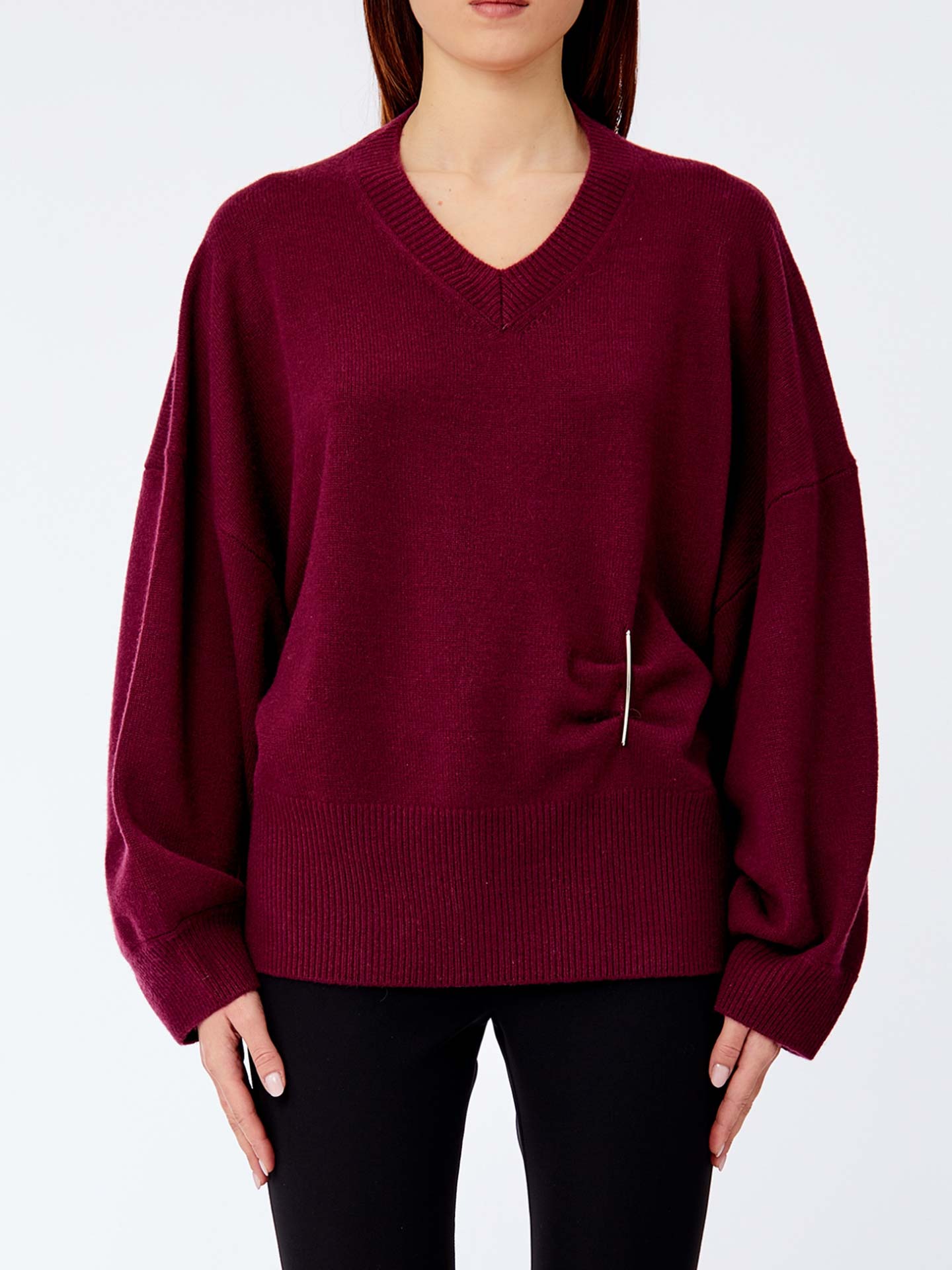 Camisola com Decote em V