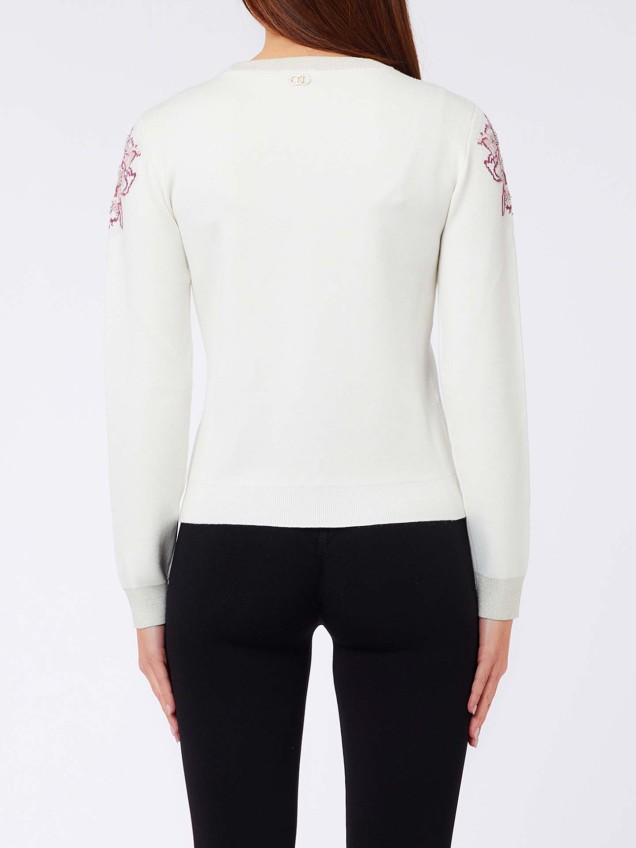 Camisola de Malha com Bordado