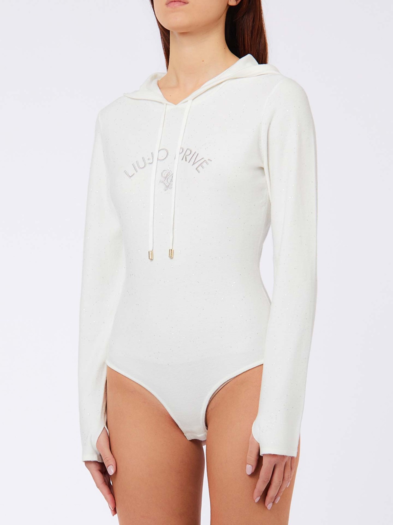 Body de Manga Comprida com Capuz