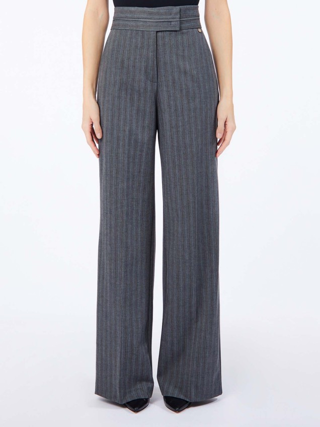 Cal�as Wide Leg de Cintura Subida