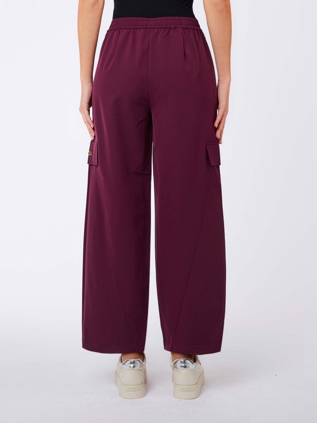 Calças Cargo Wide Leg