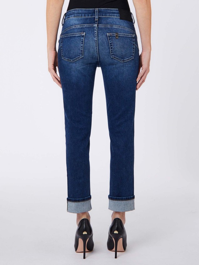 Calças de Ganga Slim Fit