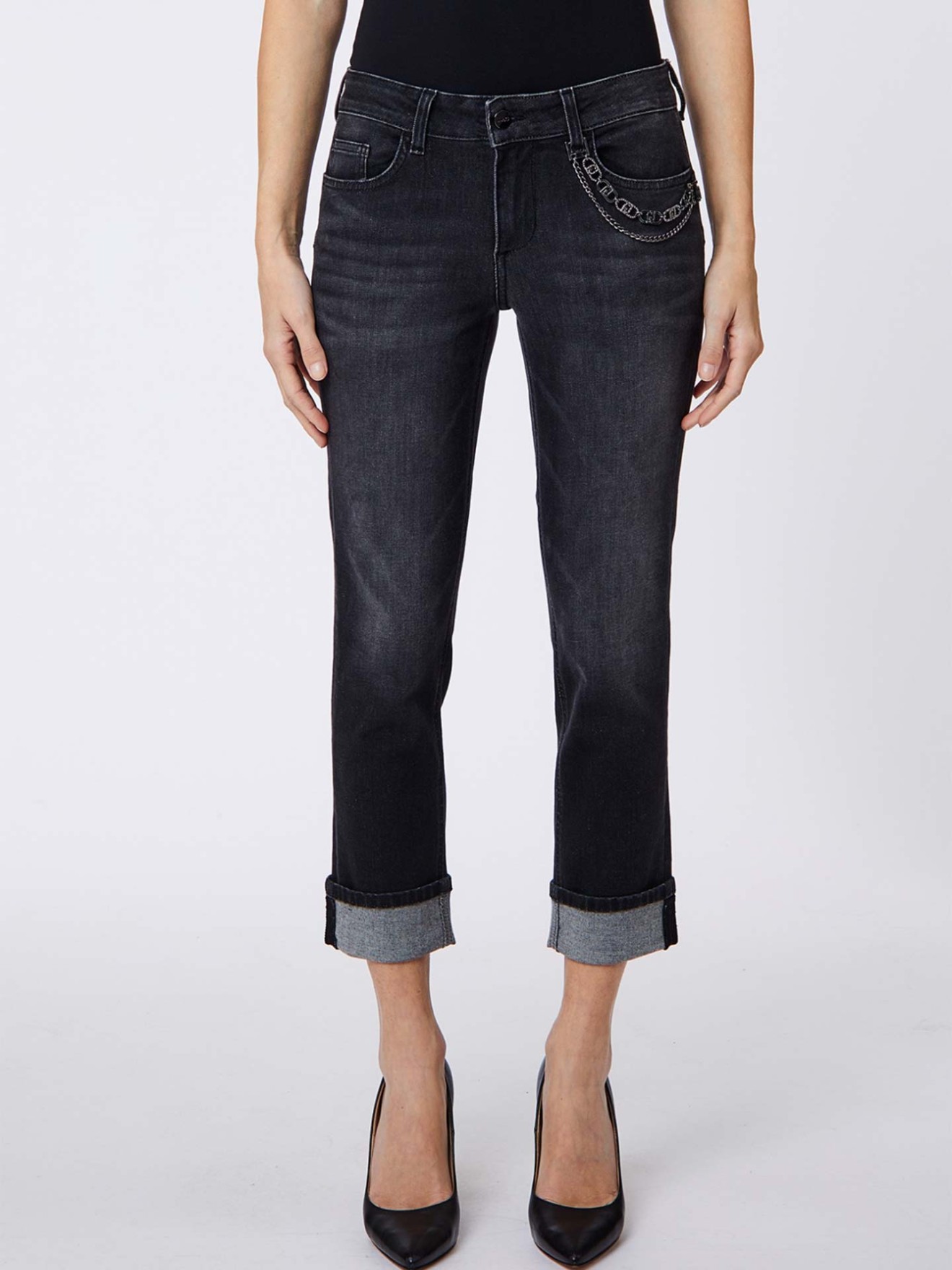 Calças de Ganga Slim Fit