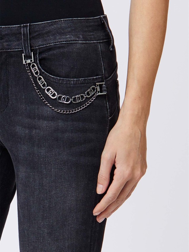 Calças de Ganga Slim Fit