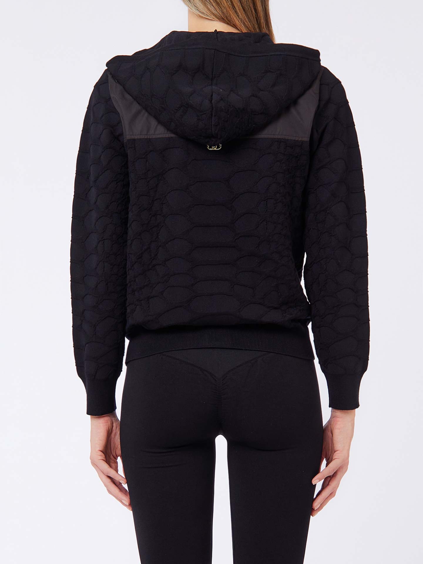 Sweatshirt com Capuz e Fecho de Correr