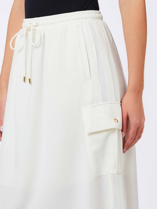 Saia com Bolsos Cargo