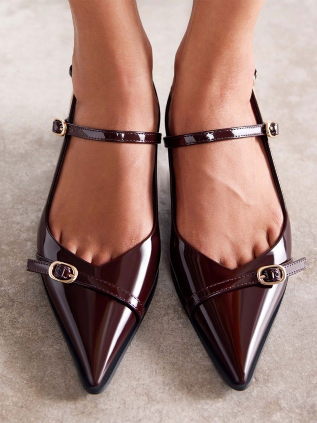 Slingbacks com Biqueira Pontiaguda