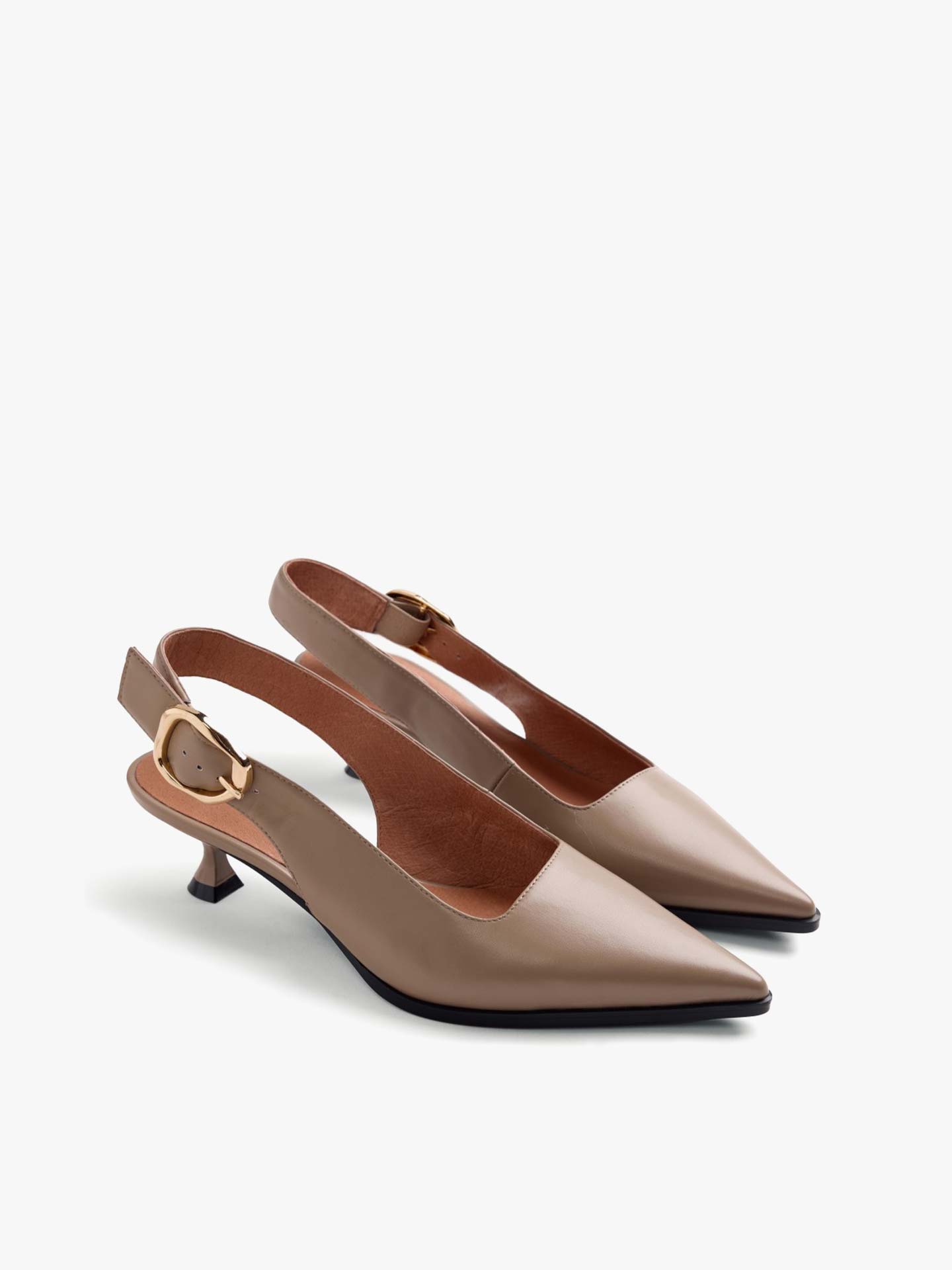Slingbacks com Biqueira Pontiaguda
