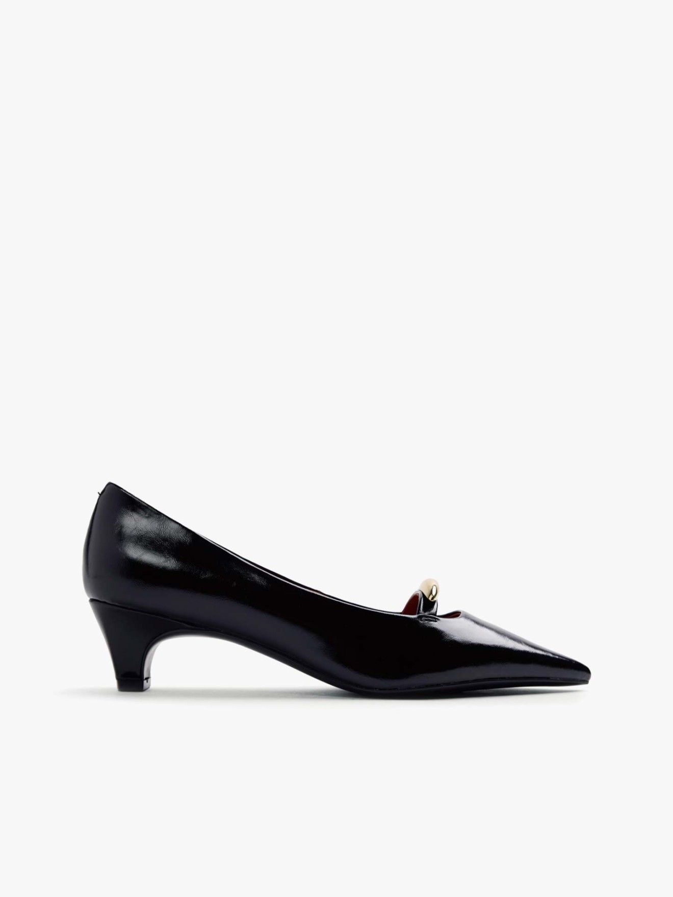 Sapatos de Salto com Efeito Verniz