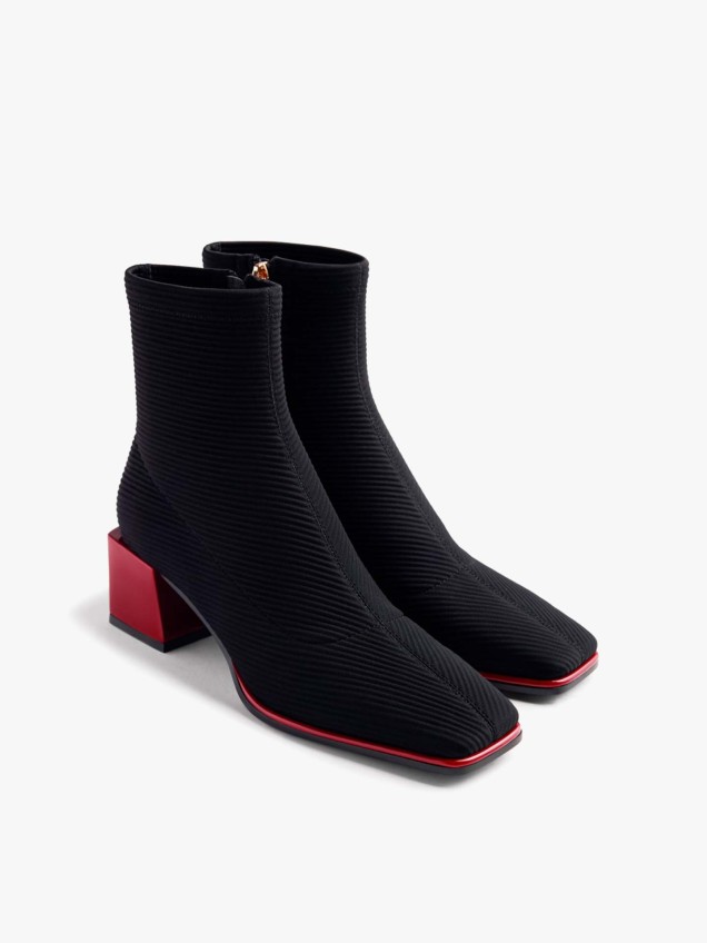 Botins com Salto de Bloco