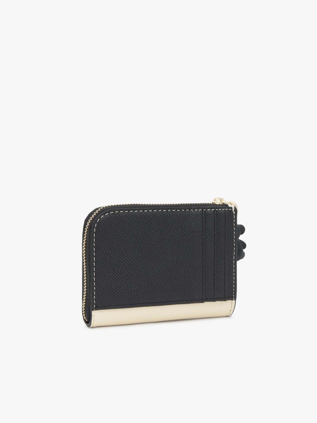 Porta-moedas Grande Audree Saffiano