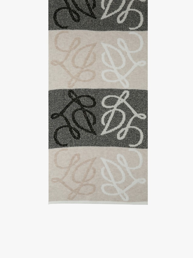 Echarpe de Malha com Padrão Jacquard