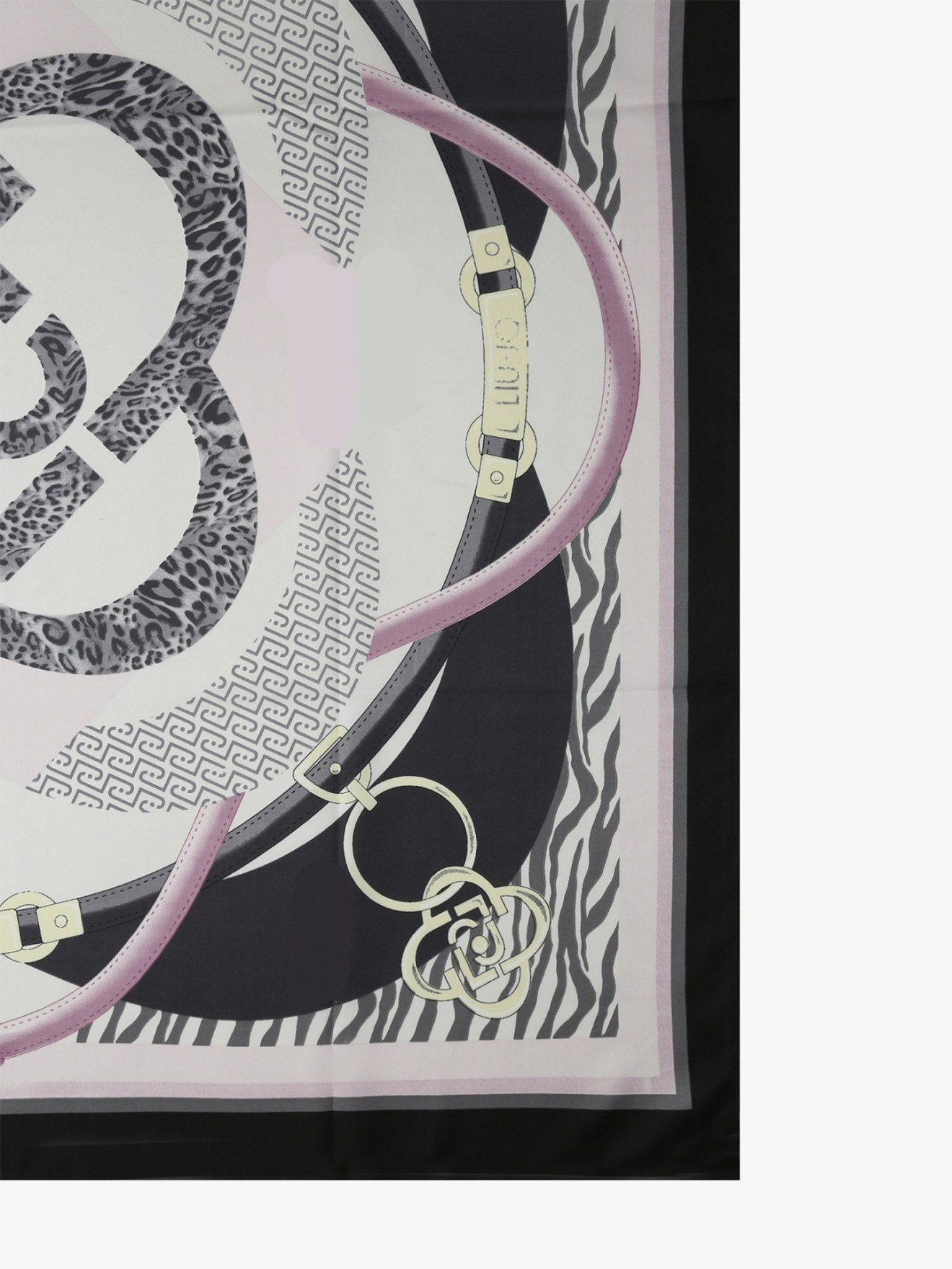 Len�o Quadrado com Animal Print