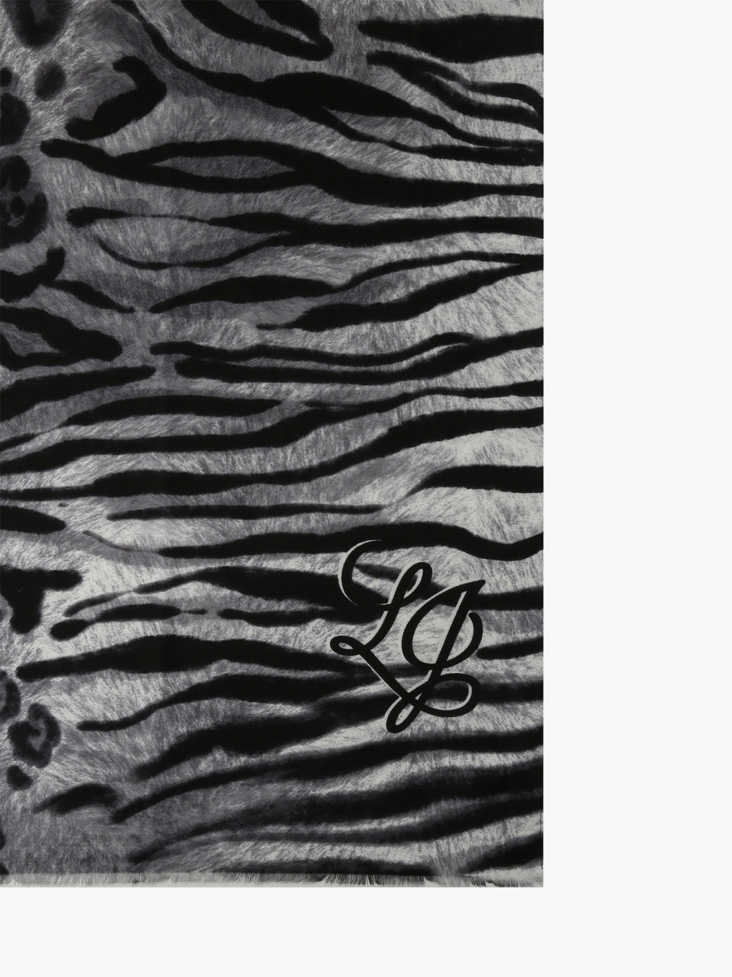 Écharpe com Padrão Animal Print