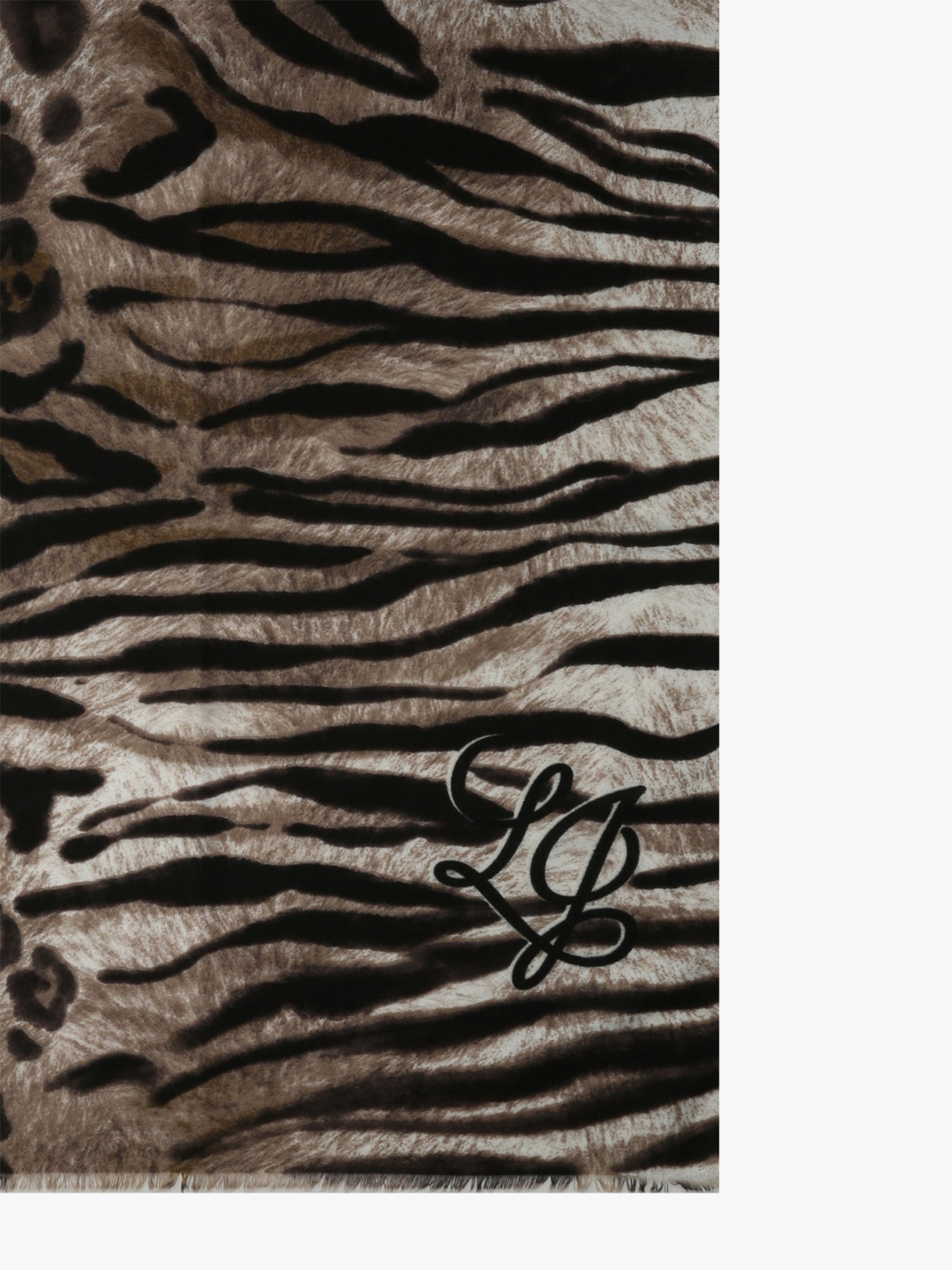 �charpe com Padr�o Animal Print