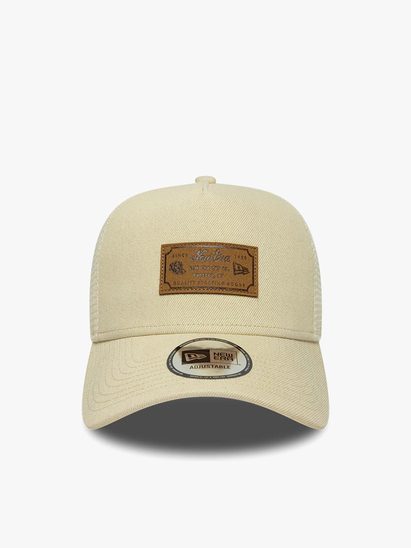 Boné New Era Leather Patch 9FORTY A-Frame Trucker