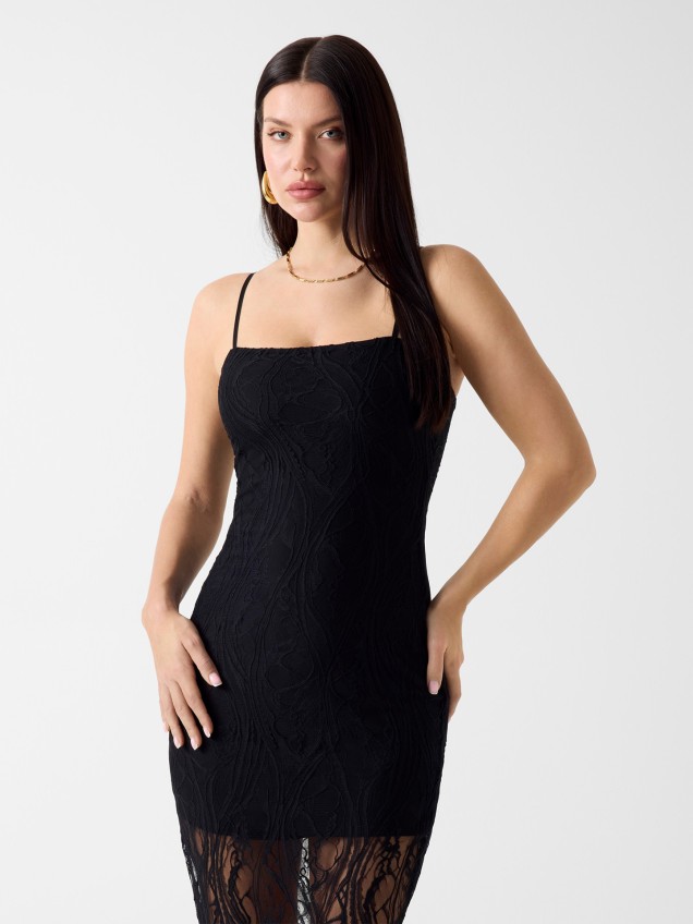 Vestido Comprido de Renda