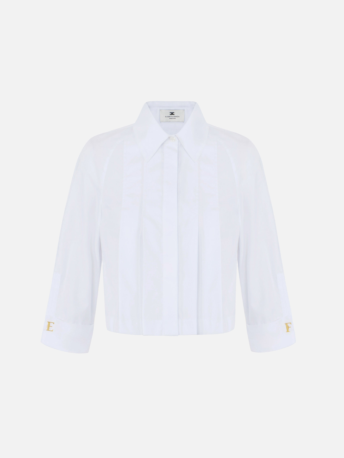 Camisa Curta com Pregas
