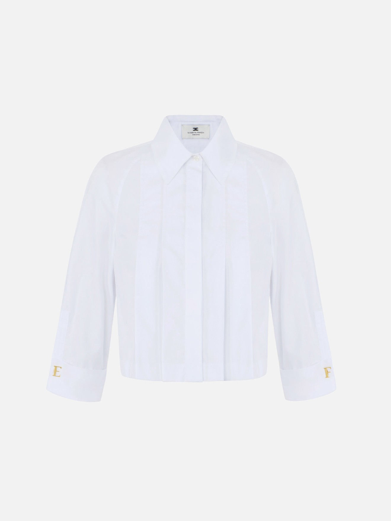 Camisa Curta com Pregas