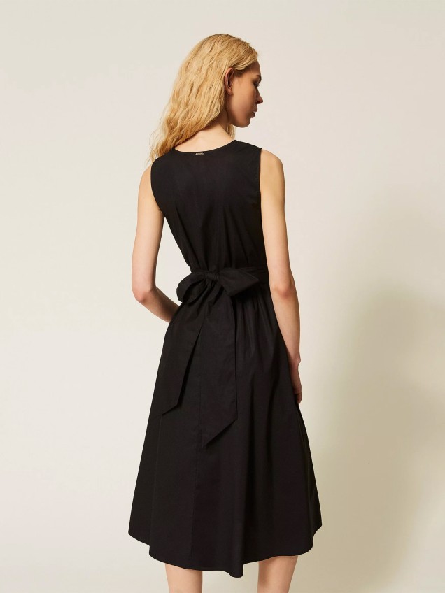 Vestido Midi com Cinto