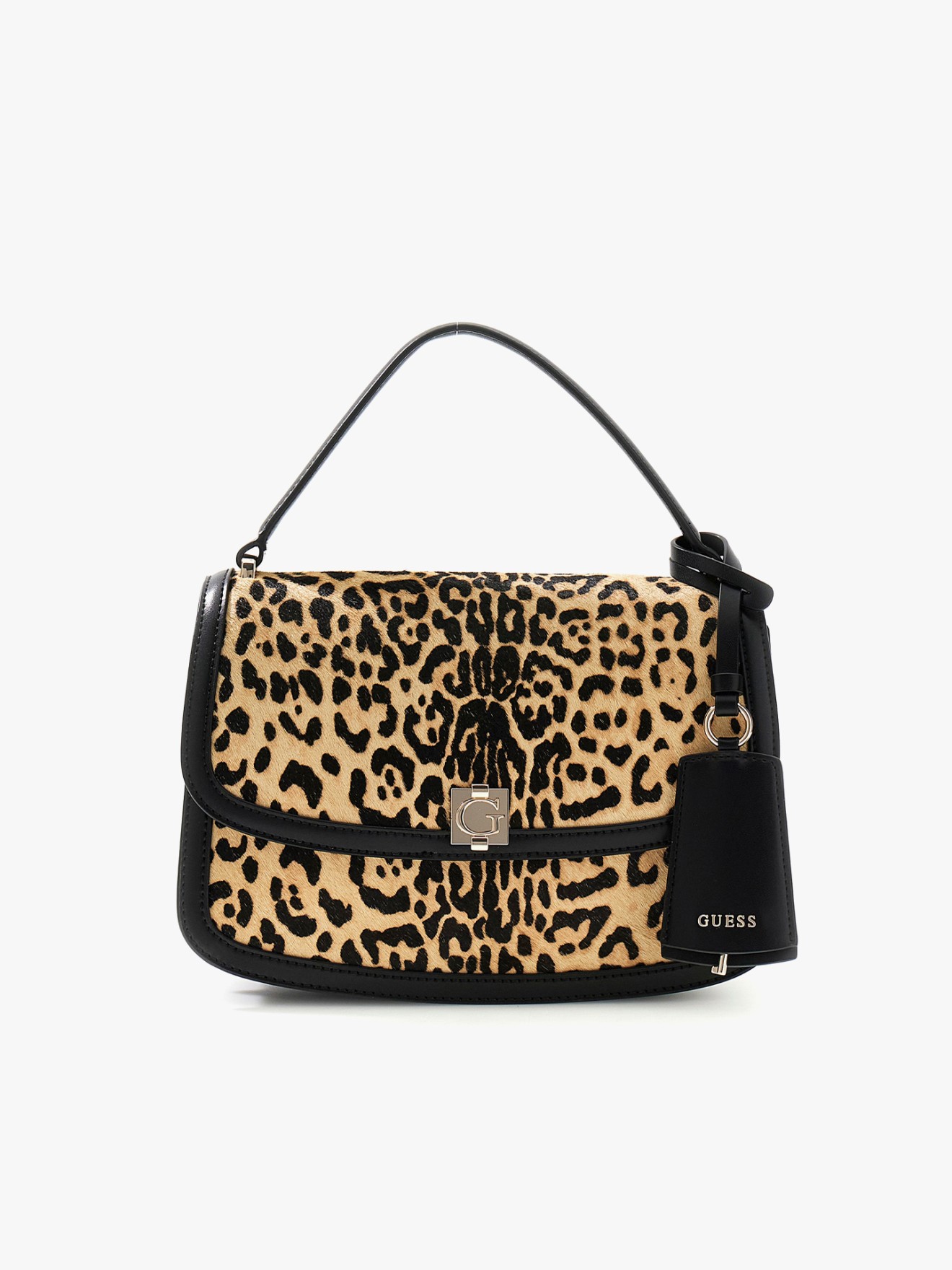 Mala com Aba e Estampado Animal
