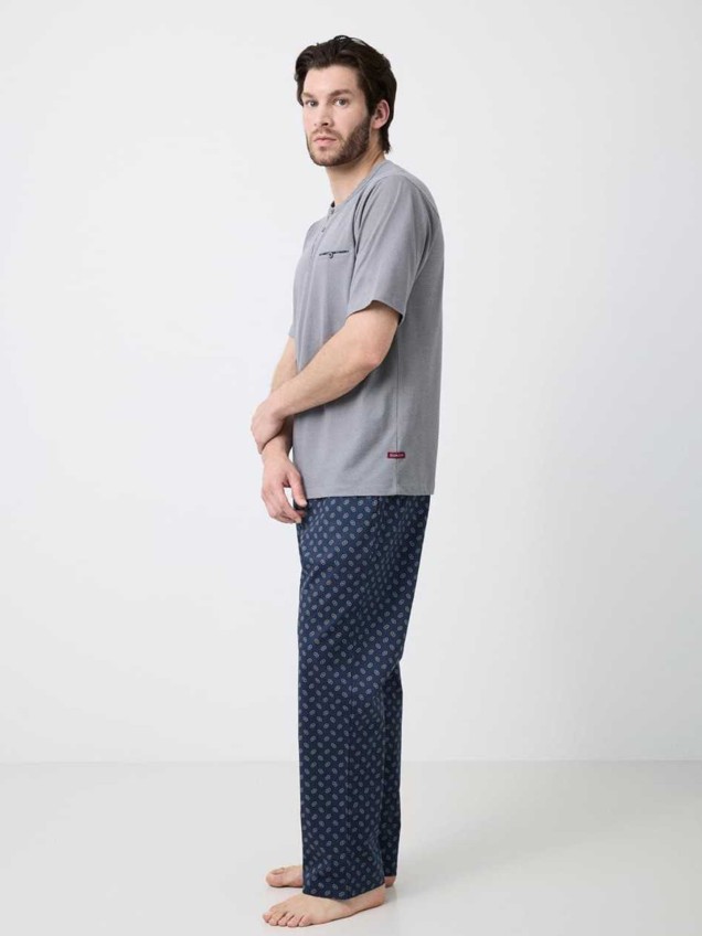 Pijama de Manga Curta e Calças