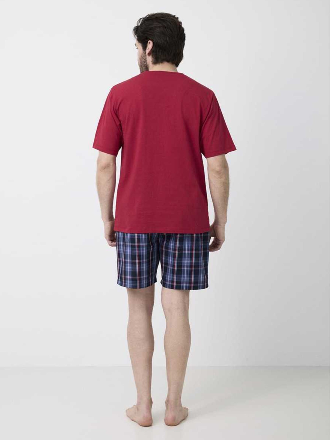 Pijama de Manga Curta e Calções