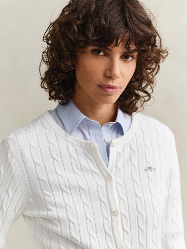 Casaco de Malha Slim Fit