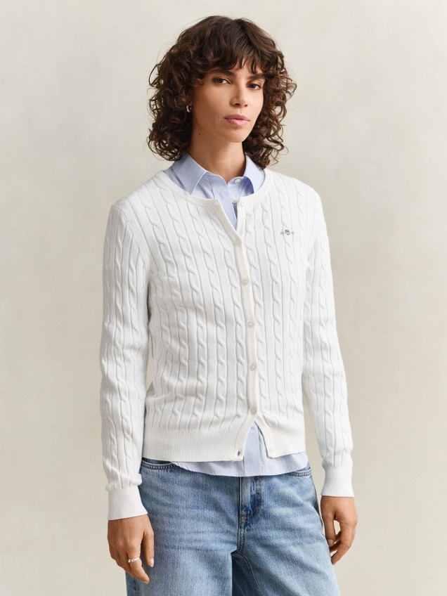 Casaco de Malha Slim Fit