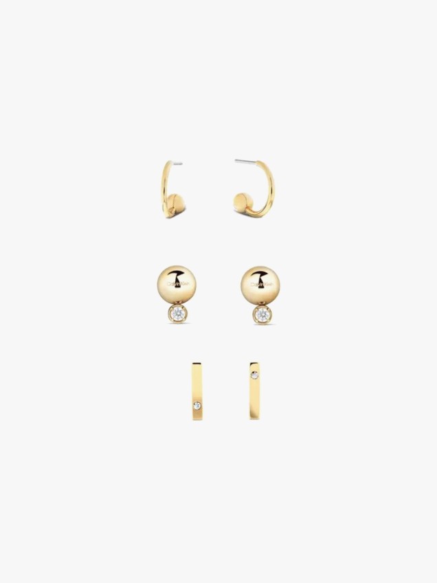 Conjunto de 3 Pares de Brincos Pure Essentials