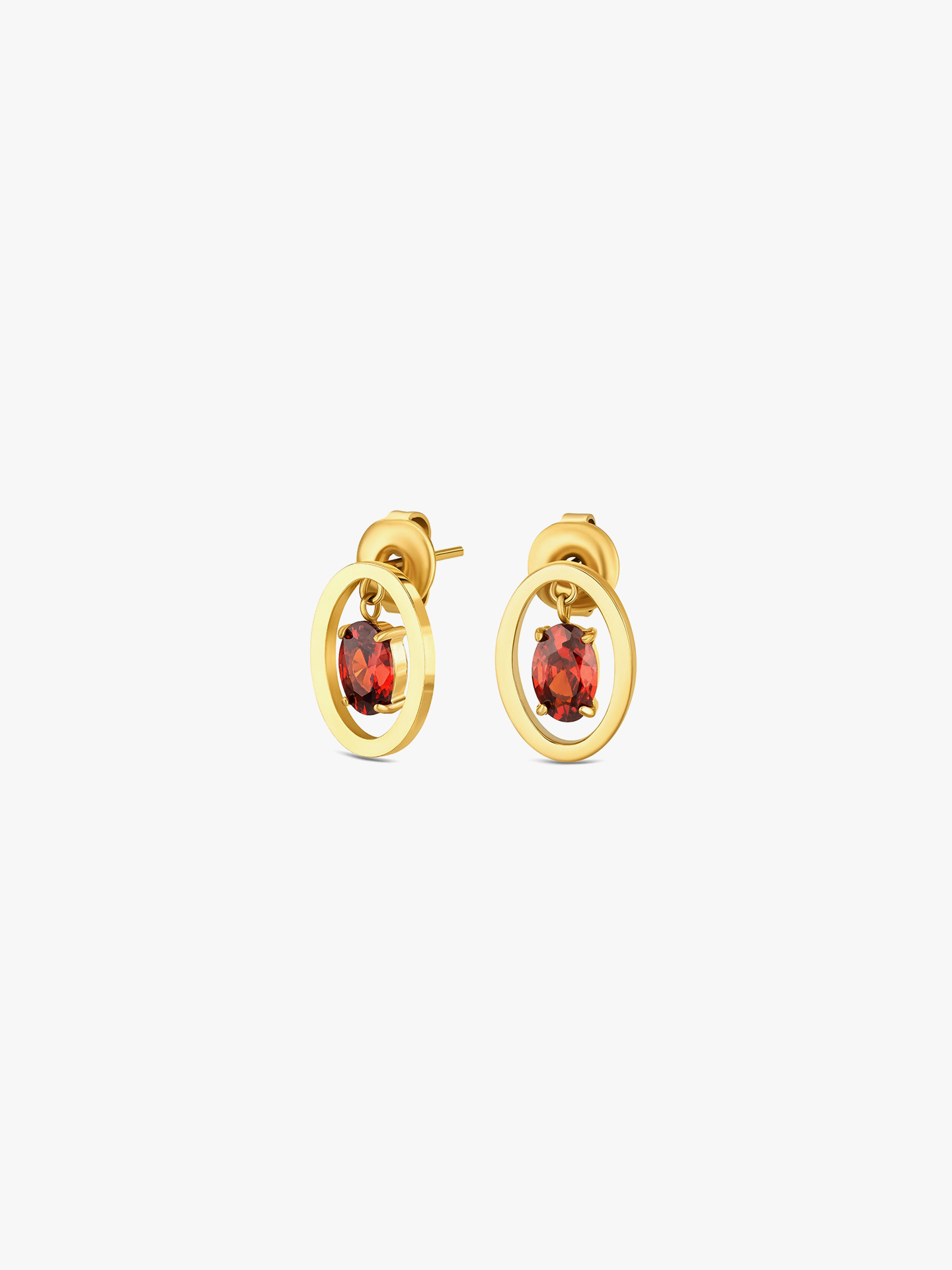 Set Colar & Brincos Birthstone Janeiro