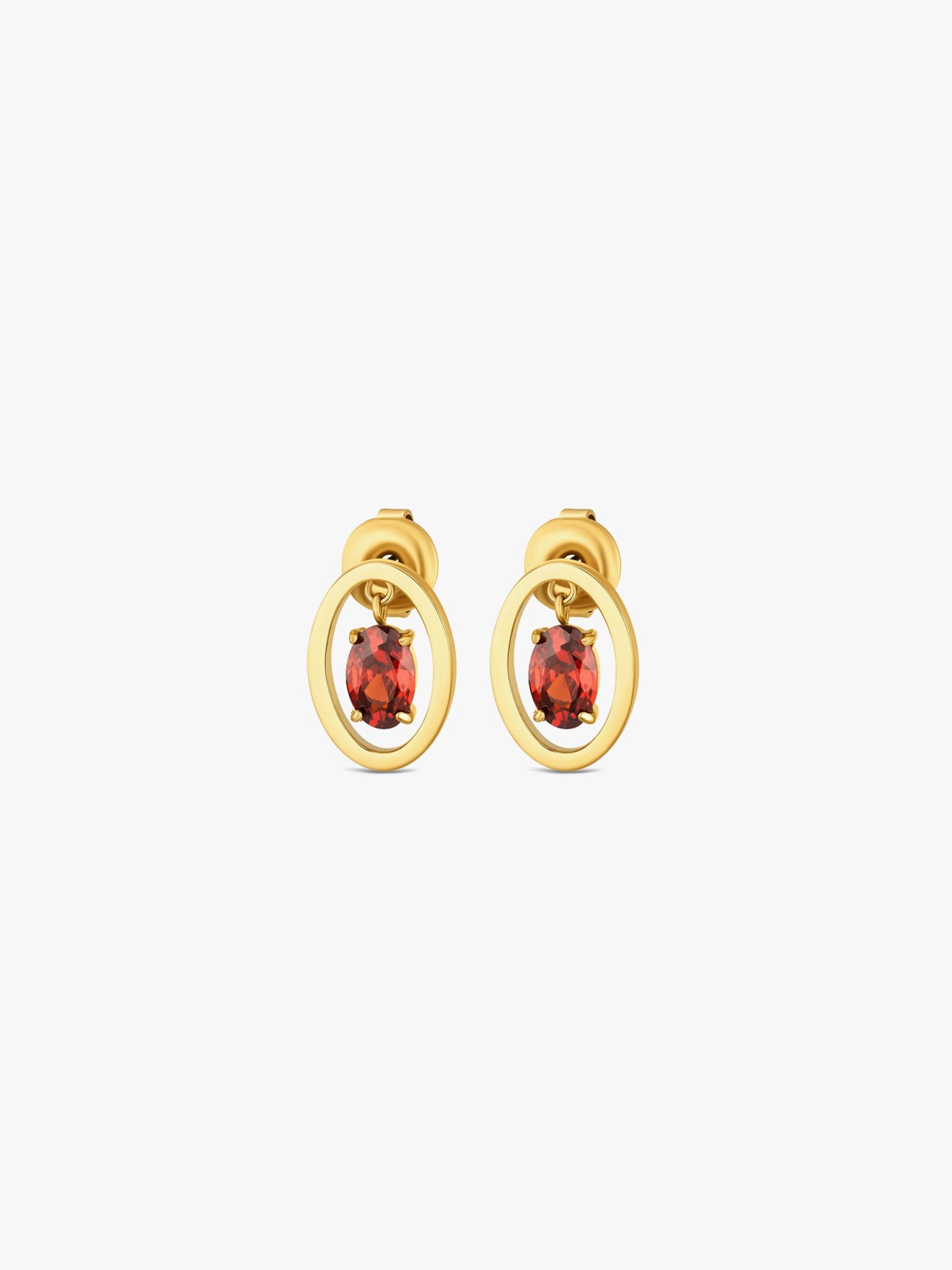 Set Colar & Brincos Birthstone Janeiro