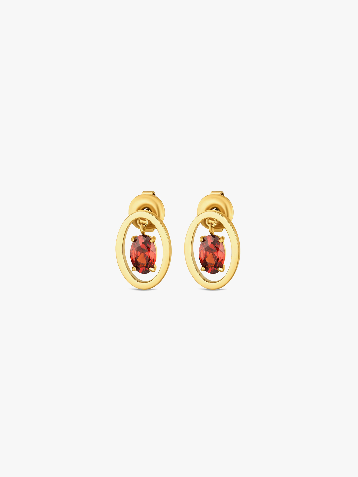 Set Colar & Brincos Birthstone Janeiro