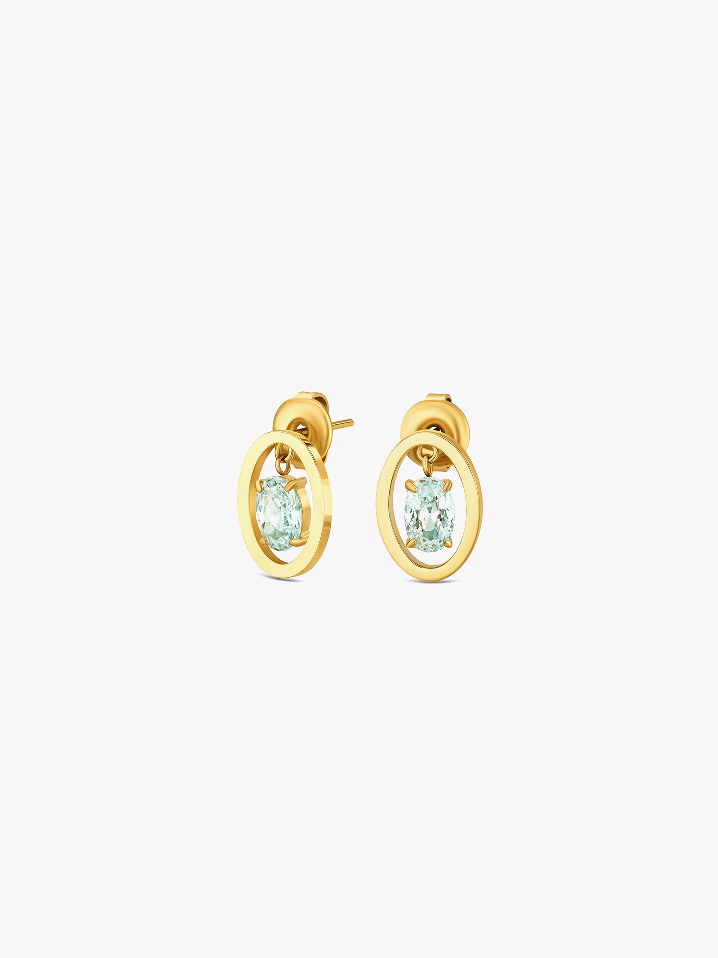 Set Colar & Brincos Birthstone Março