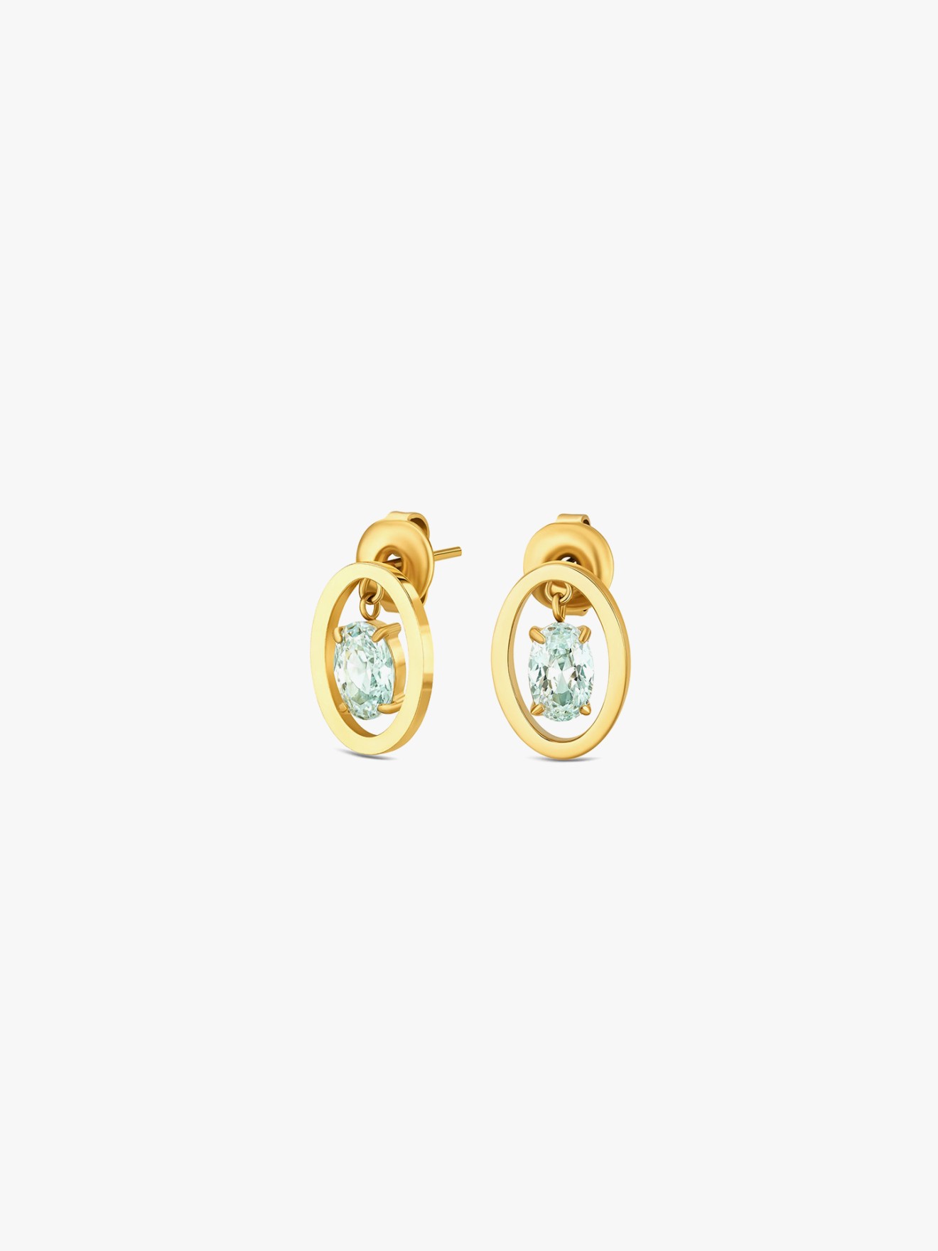 Set Colar & Brincos Birthstone Mar�o