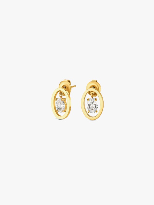 Set Colar & Brincos Birthstone Abril
