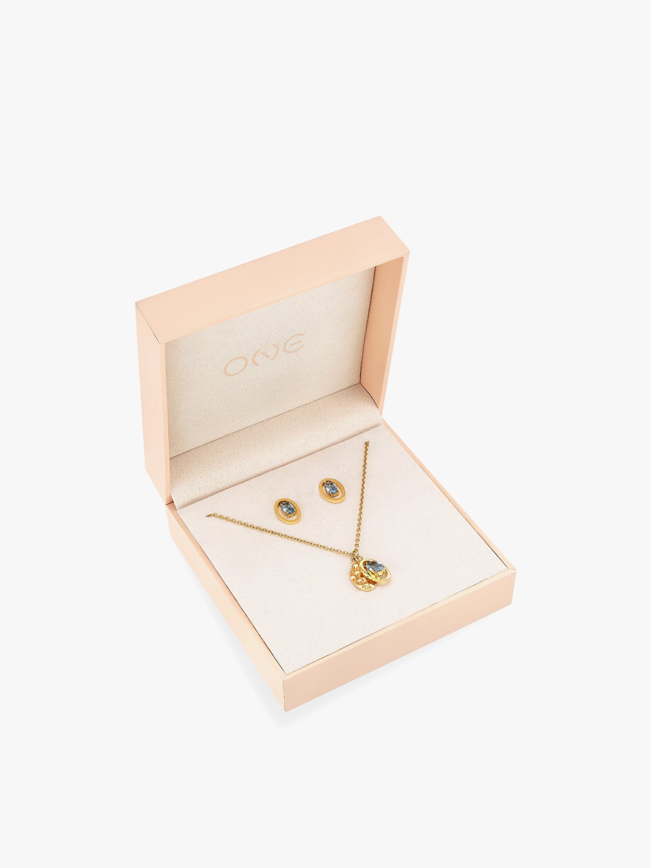 Set Colar & Brincos Birthstone Setembro