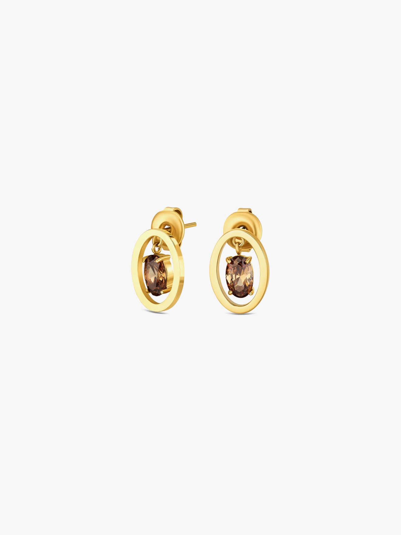 Set Colar & Brincos Birthstone Novembro