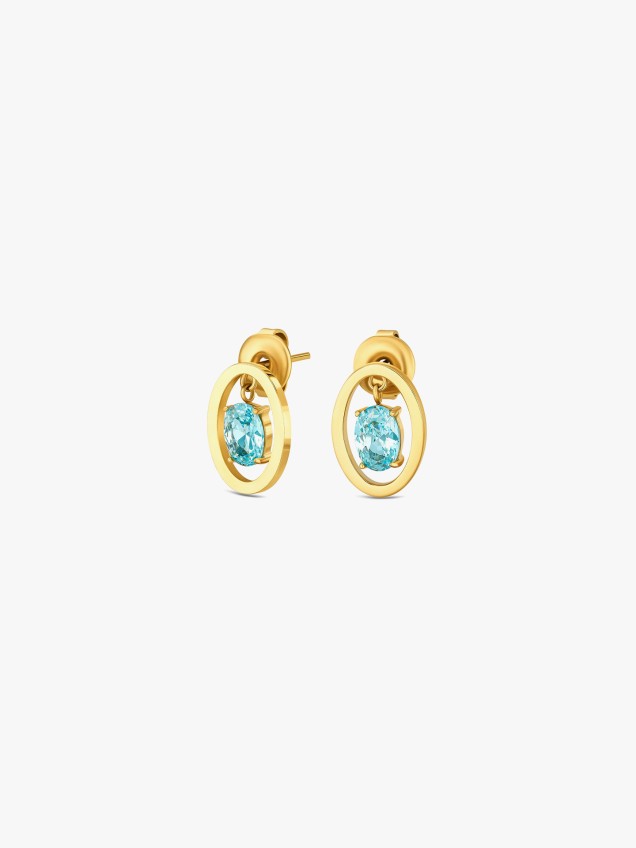 Set Colar & Brincos Birthstone Dezembro