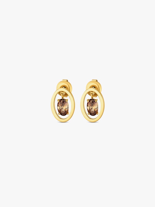 Set Colar & Brincos Birthstone Novembro