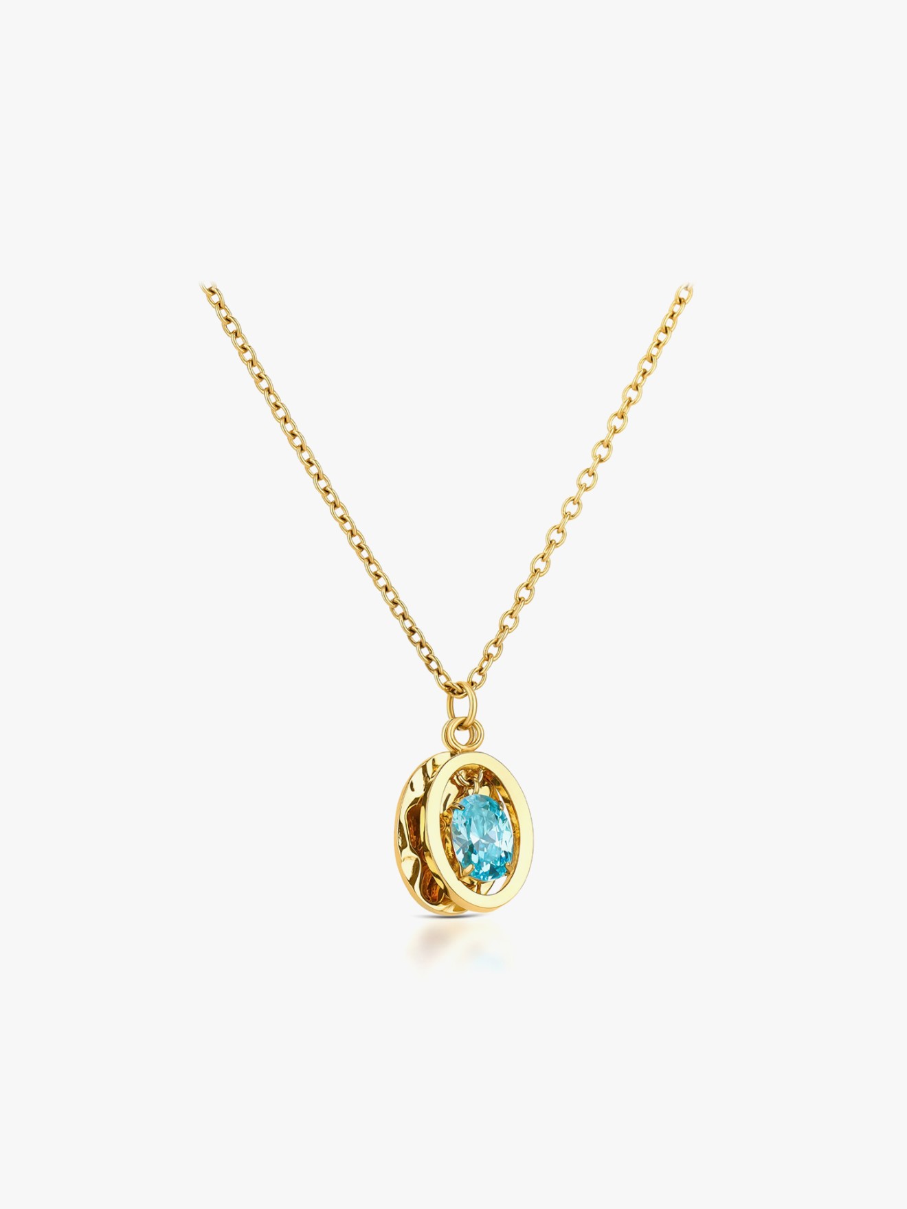 Set Colar & Brincos Birthstone Dezembro