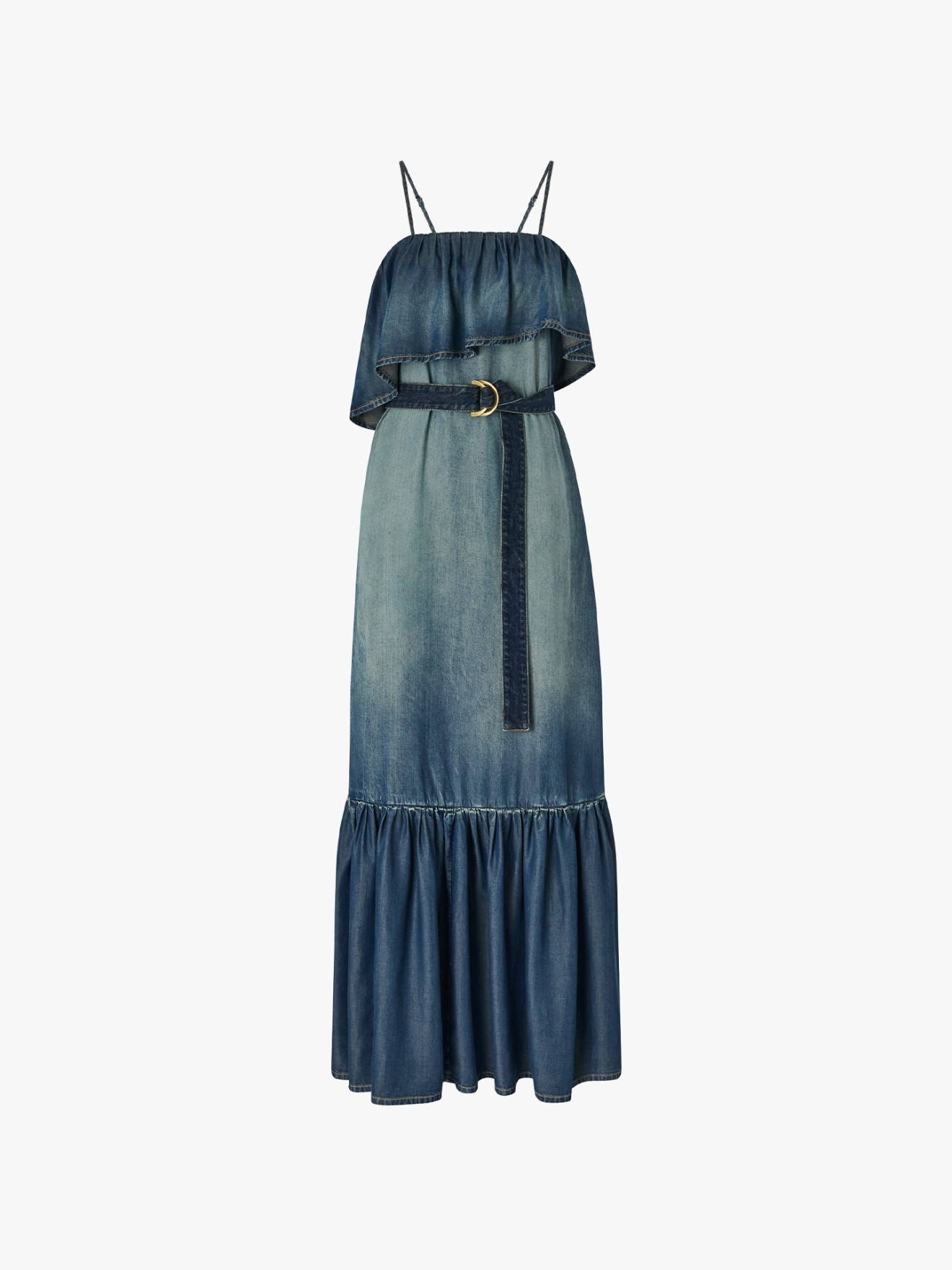Vestido Comprido com Cinto
