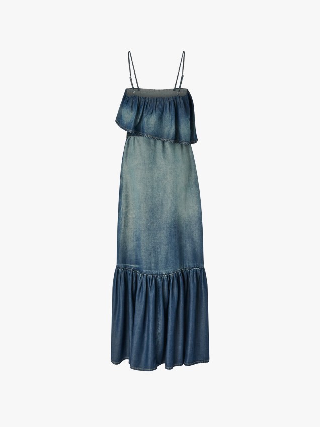 Vestido Comprido com Cinto