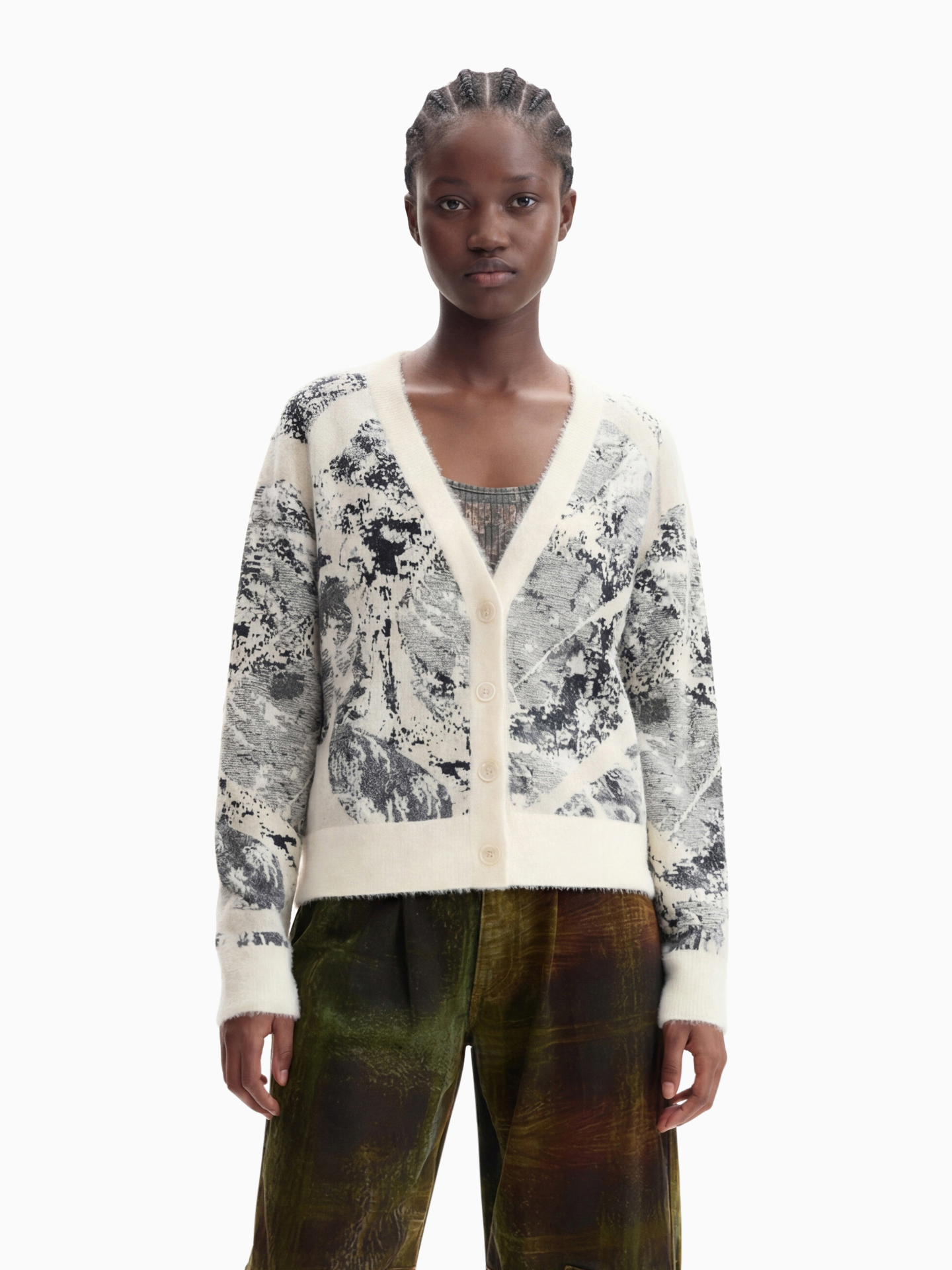 Casaco de Malha Jacquard