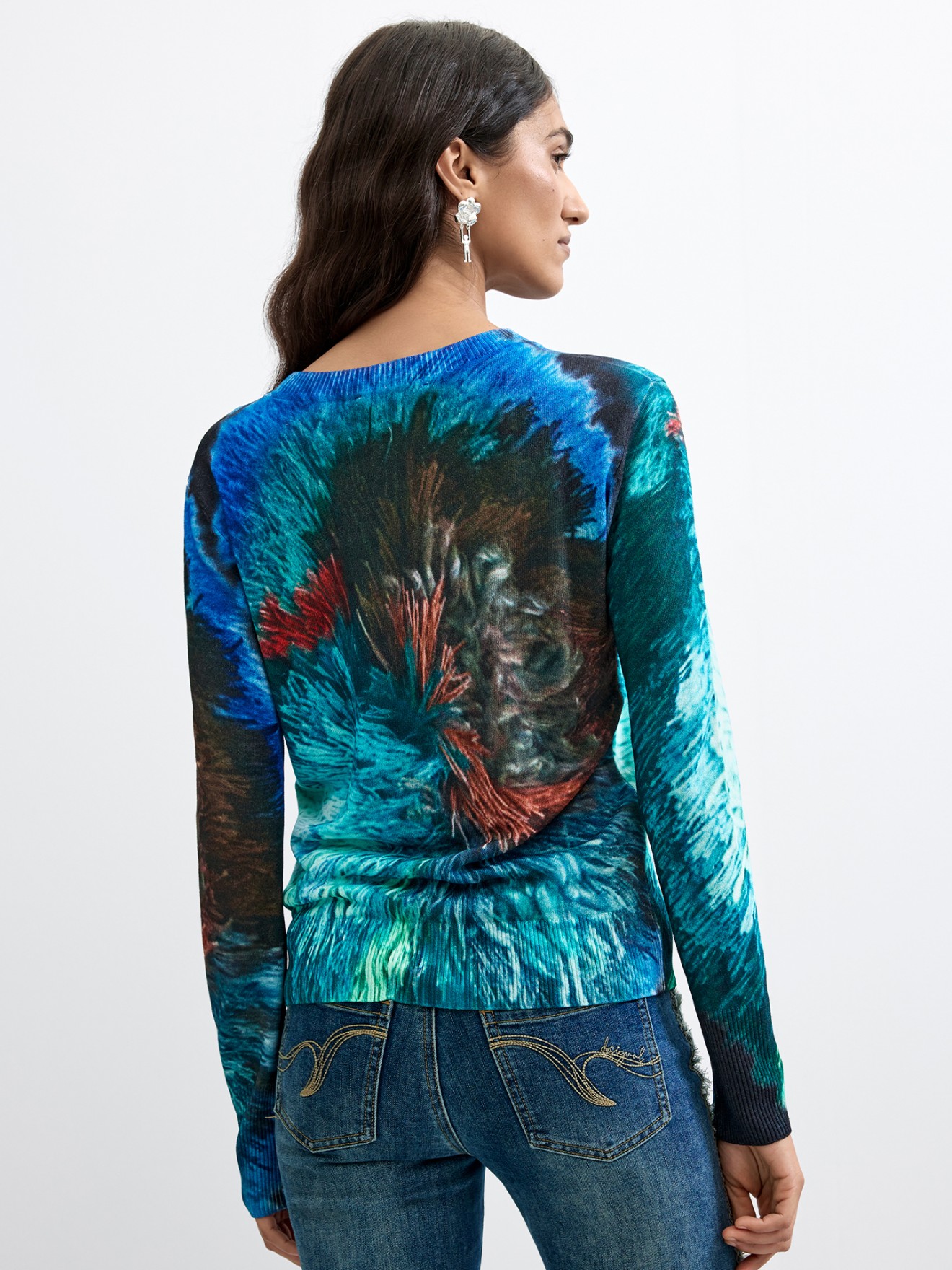 Camisola de Malha Estampada